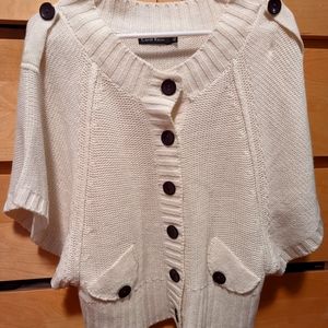 Carol Rose Cream Sweater Top